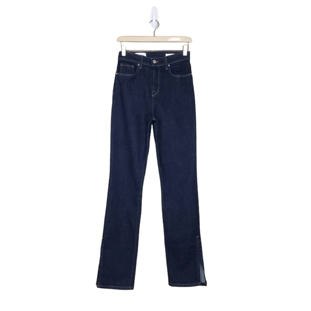 BLDWN Vented Hi Rise Skinny Jean Abyss Blue Dark Wash Women's 28 NEW - Picture 3 of 16